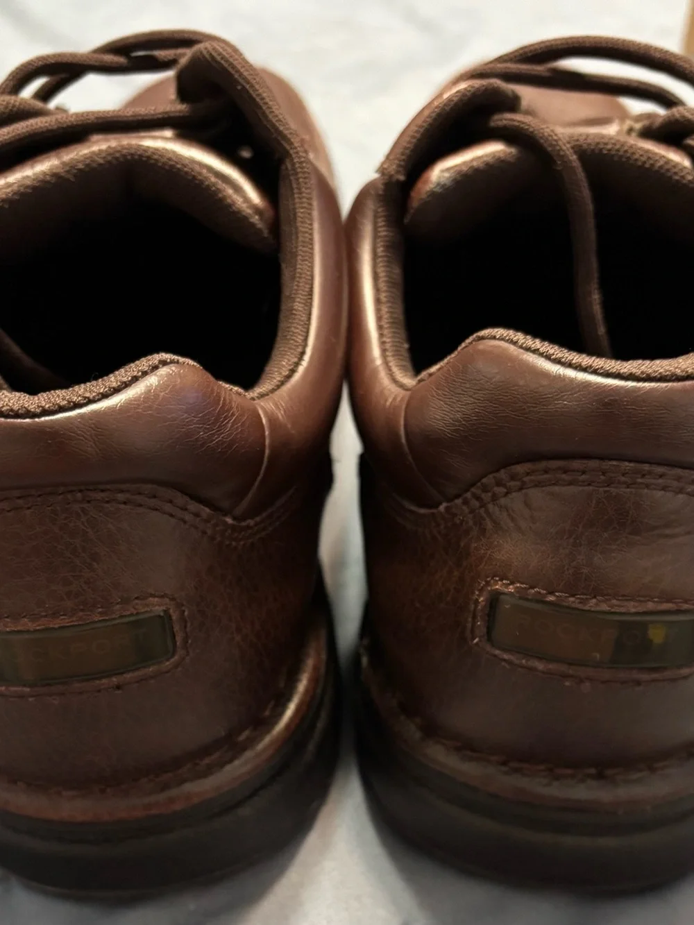 Rockport Men’s Brown Leather Slip-On Style Casual Shoes